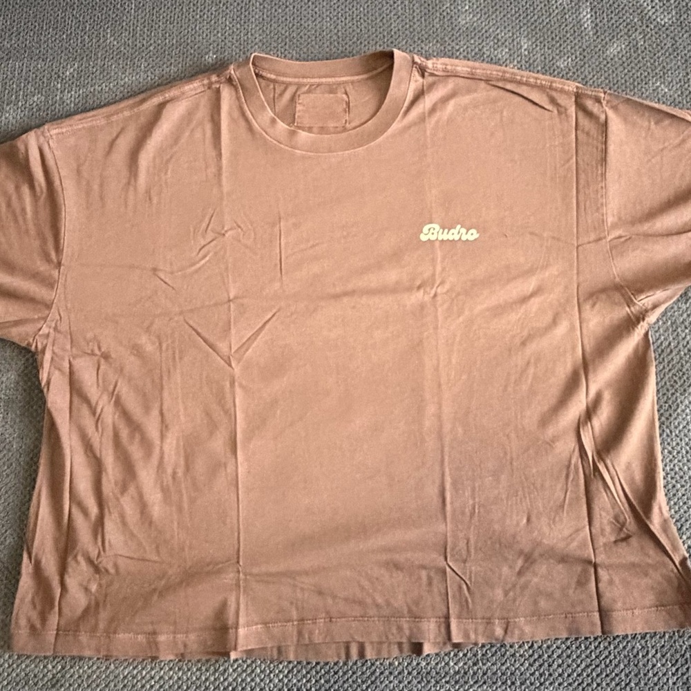 Budro Men's Brown Invanders Short Sleeve Tee